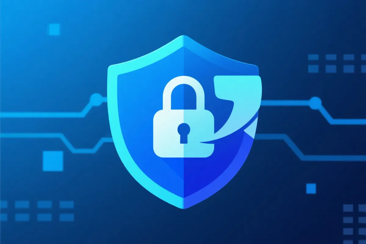 数据安全与隐私保护的象征图标